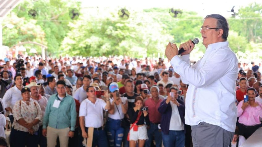 Marcelo Ebrard: "Hoy iniciamos el camino para ganar las elecciones de 2024"