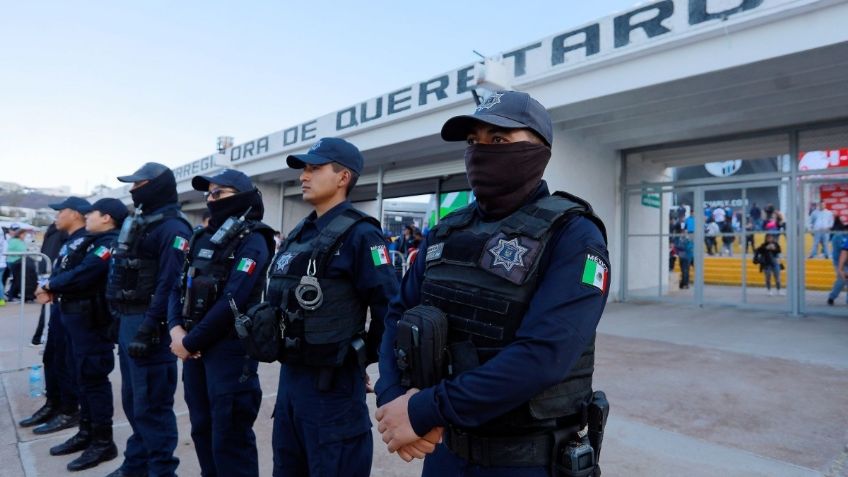 Para evitar disturbios, partido de Querétaro vs Atlas será vigilado por dos mil elementos de seguridad