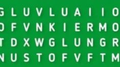 Sólo una mente muy lúcida puede encontrar la palabra ‘SONRISA’ en menos de 5 segundos