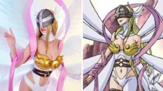 El mejor cosplay de Angewomon de Digimon lo hizo una modelo alemana