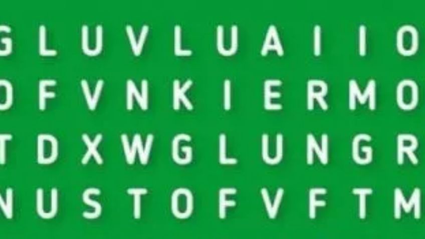 Sólo una mente muy lúcida puede encontrar la palabra ‘SONRISA’ en menos de 5 segundos