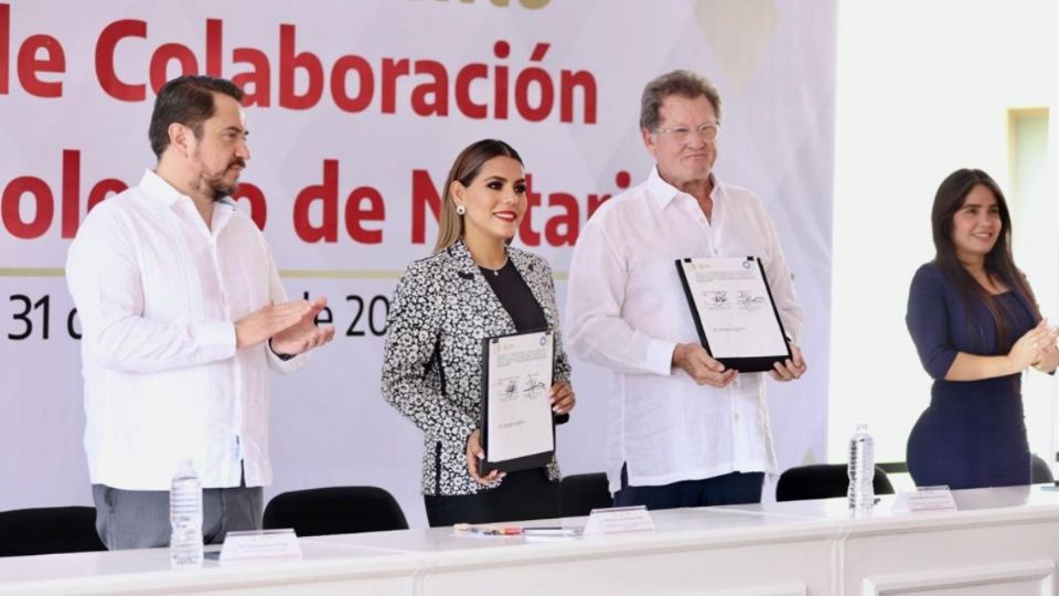 Reconoce la gobernadora al notariado guerrerense e invita a los adultos mayores a realizar su testamento