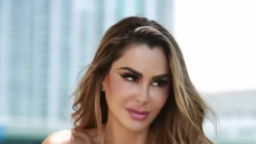 En traje de baño, Ninel Conde impone estilo esta temporada desde la piscina