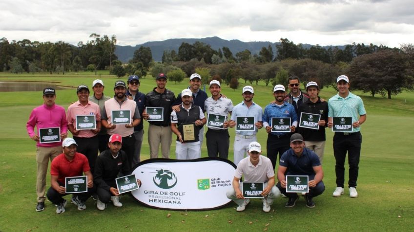 Se reparte oficialmente tarjetas para la gira de Golf Profesional Mexicana de etapas en Colombia y EU