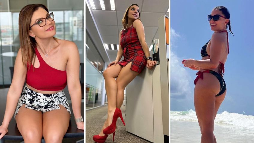 En minishort y medias de red, Tábata Jalil conquista la red con su look más arriesgado