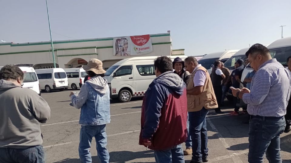 Los conductores piden la intervención de las autoridades.