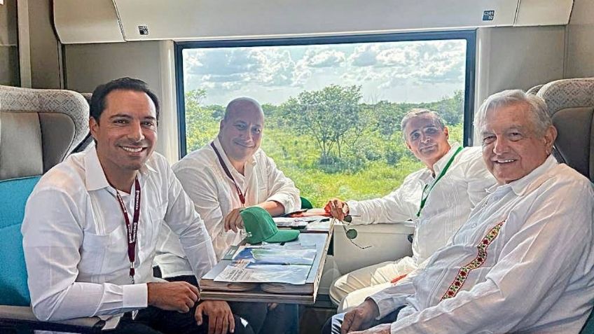 FOTOS: Así fue el recorrido de AMLO en la ruta del Tren Maya