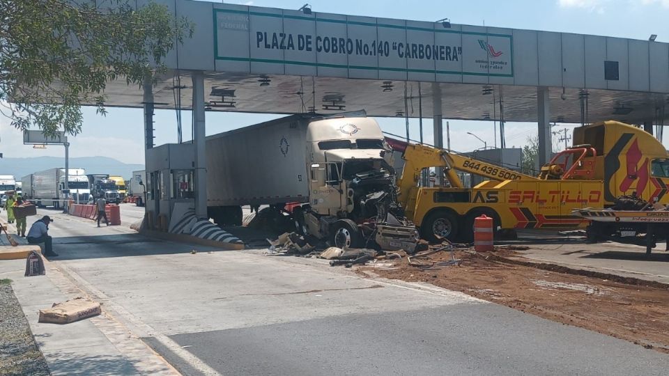 Se registra accidente en la carretera 57 de Coahuila