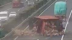 ¡Increíble! En China ocurre un accidente y automovilistas se unen para agilizar el tránsito