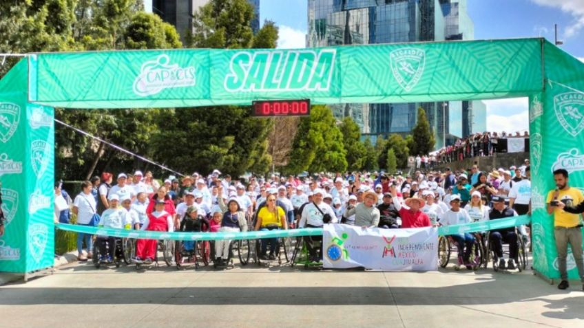 La alcaldía Cuajimalpa realiza “Capaces, rodada incluyente 2023”