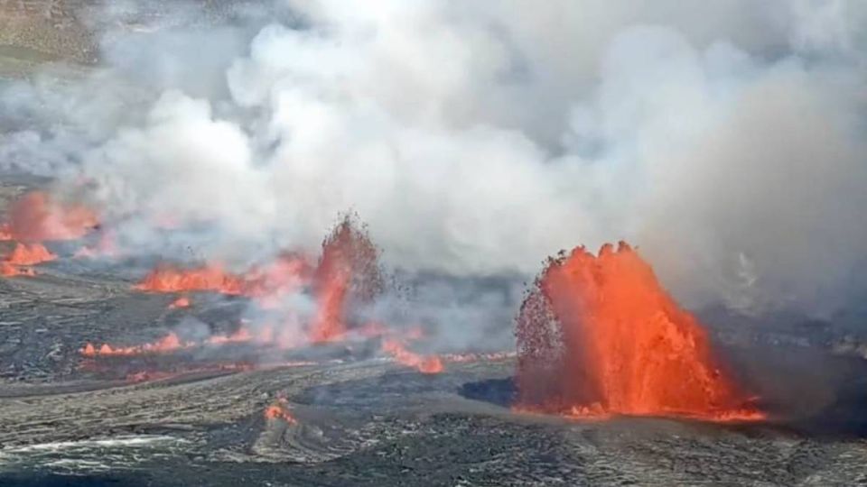 El Kilauea volvió a hcer erupción.