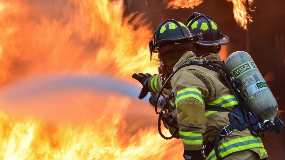 Los bomberos controlaron el fuego luego de 45 minutos.