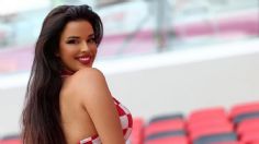 Ivana Knoll, la "novia de Qatar 2022", paralizó Instagram con diminuto bikini con los colores de la bandera de Francia