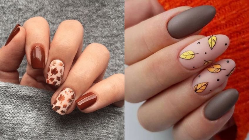 Uñas con hojas de otoño: prepárate para recibir esta temporada del año con los mejores diseños