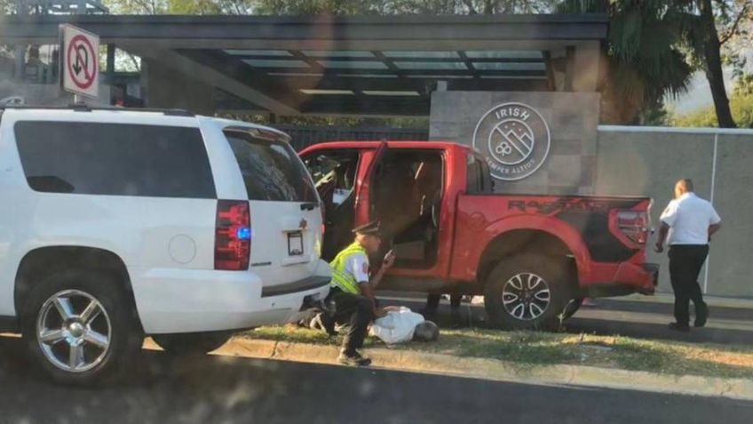 Una persecución en Nuevo León termina con tres detenidos y varios autos destrozados