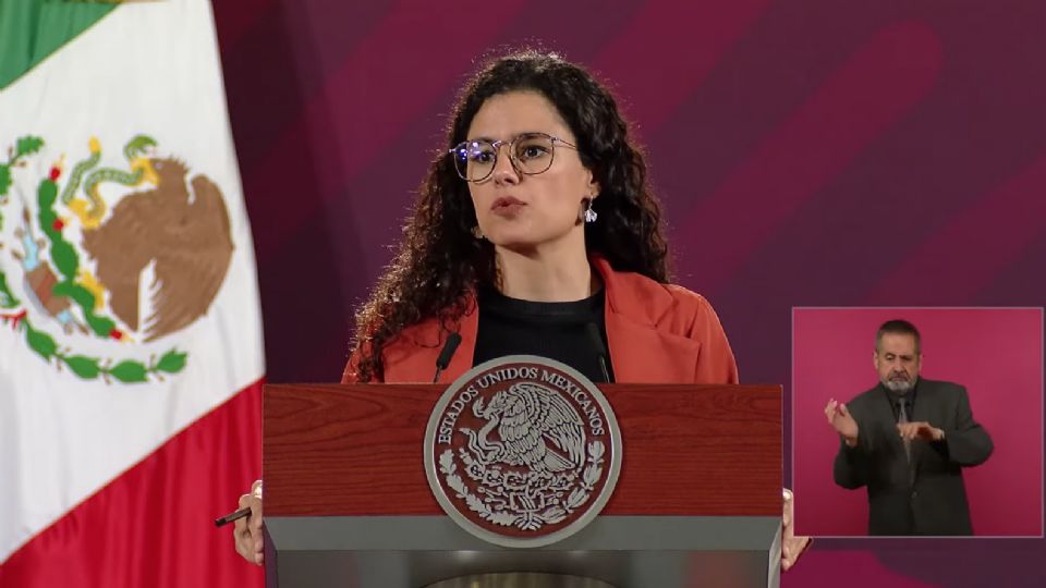 La secretaria de Gobernación habló sobre el tema del presupuesto para el INE