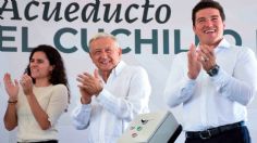 Samuel García y AMLO inauguran Acueducto El Cuchillo II