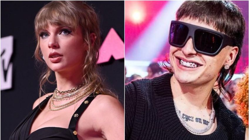 Peso Pluma conquista hasta a Taylor Swift en su presentación en los VMAs