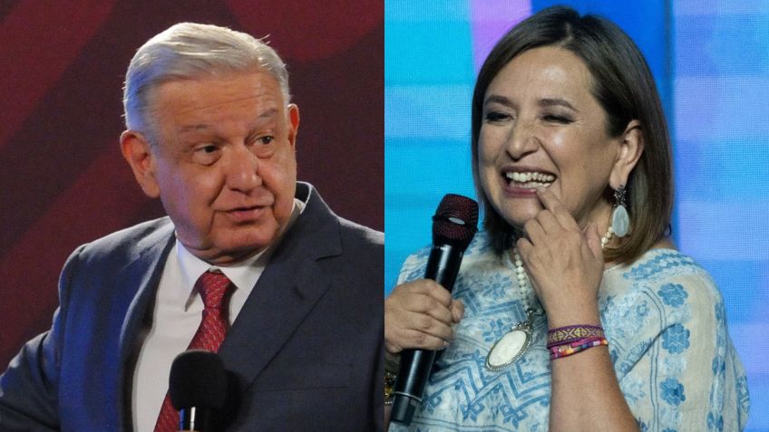 VIDEO: AMLO acusa contradicciones en el FAM y muestra un video de Xóchitl Gálvez rompiendo una piñata del PRI