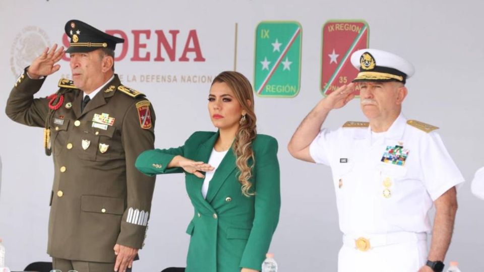 Evelyn Salgado conmemoró el 176 aniversario de la defensa del Castillo de Chapultepec