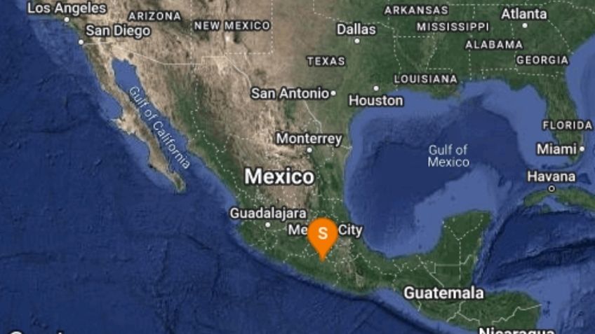 Reportan sismo de magnitud 4.4 en Guerrero