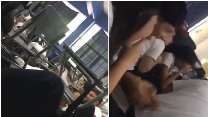 VIDEO: alumnos graban intensa balacera afuera de su escuela en Cajeme, Sonora