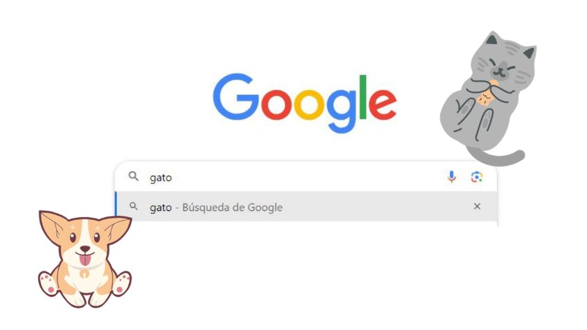 ¿Ya viste qué sucede si googleas las palabras 'gato' y 'perro' en tu ordenador?