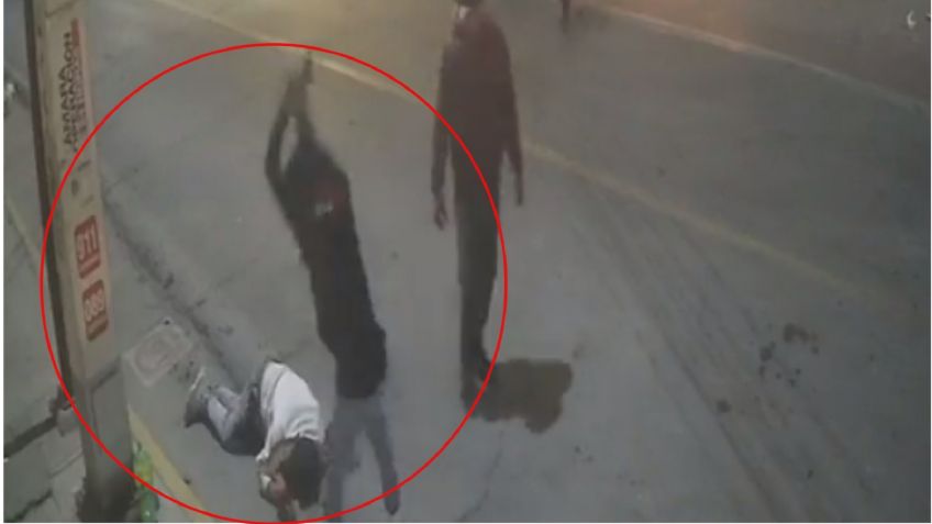 VIDEO: hombres dan brutal golpiza a joven en Acolman, Edomex y lo dejan con muerte cerebral