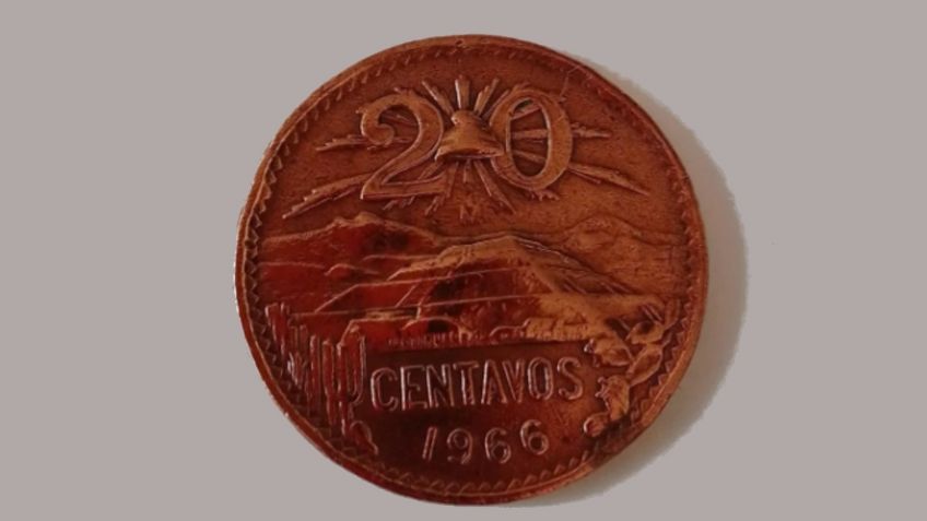 Entregan 3 millones de pesos por esta rara moneda de 20 centavos