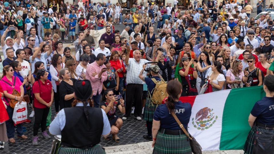 Rindieron homenaje a los soldados irlandeses que dieron su vida durante la Guerra de Intervención Norteamericana