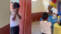 ¡Contén las lágrimas! Maestra se vuelve viral por festejarle el cumpleaños a su alumno: VIDEO