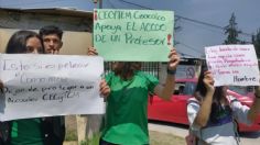 Alumnas de CECyTEM Coacalco protestan por el acoso escolar de los maestros y piden justicia