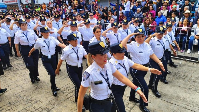 Cuajimalpa realiza desfile cívico por el CCXIII aniversario del Inicio de Independencia en México