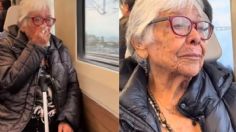 VIDEO: mujer llora de emoción al viajar por primera vez en el Tren Interurbano y conmueve en redes