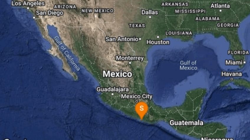 Detectan sismo de magnitud 4.1 en Pinotepa Nacional