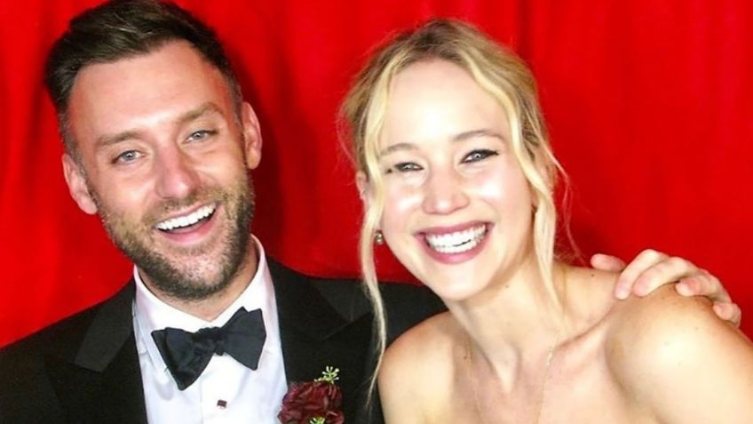 Jennifer Lawrence y su esposo son la pareja con más estilo al vestir iguales para pasear por New York