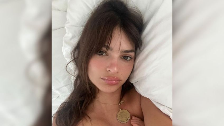 Emily Ratajkowski en Victoria's Secret 2023 confirmó esta elegante lencería su presencia en el evento