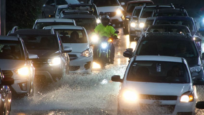 Clima CDMX: llueve con intensidad en 13 alcaldías, reportan encharcamientos y caída de granizo