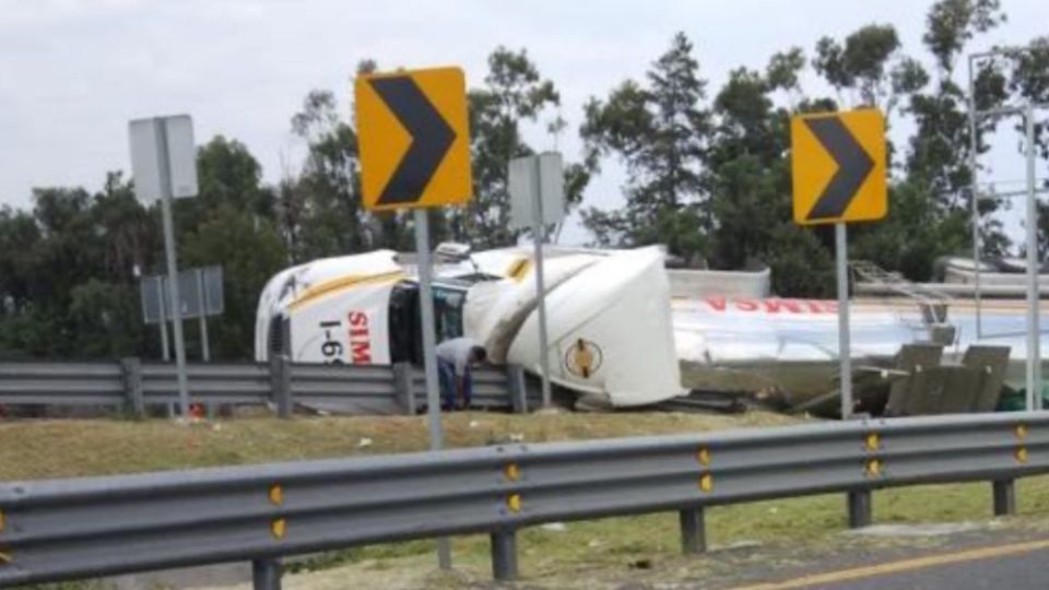 El conductor fue trasladado a un hospital cercano