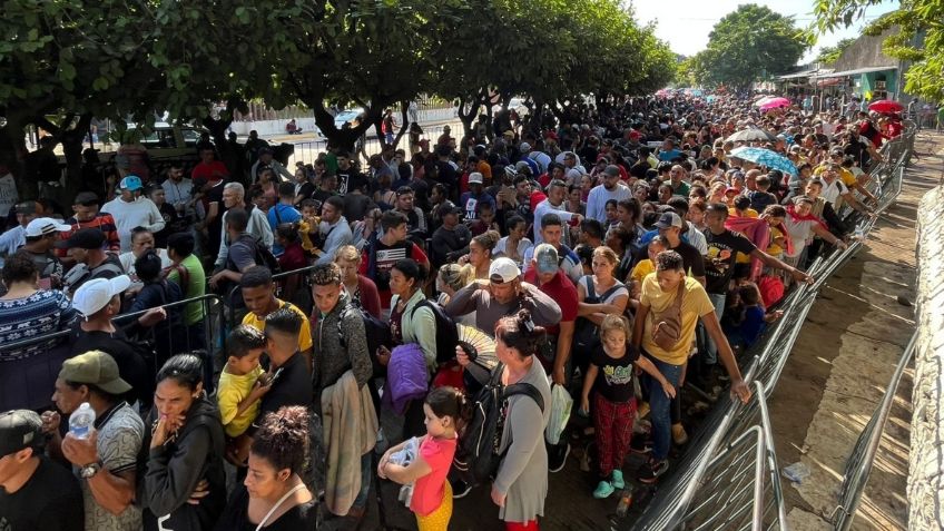 Persiste tensión migrante en Tapachula: al menos tres mil personas saturan las oficinas de la Comar