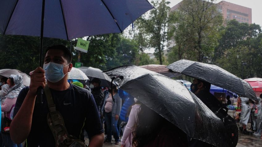 Clima en CDMX: llueve con intensidad en las 16 alcaldías, hay afectaciones en Zaragoza y la salida a Puebla