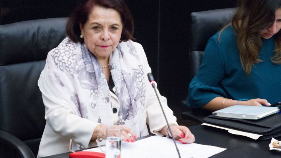 Celia Maya García toma protesta en el Pleno del Senado como nueva integrante del Consejo de la Judicatura Federal.