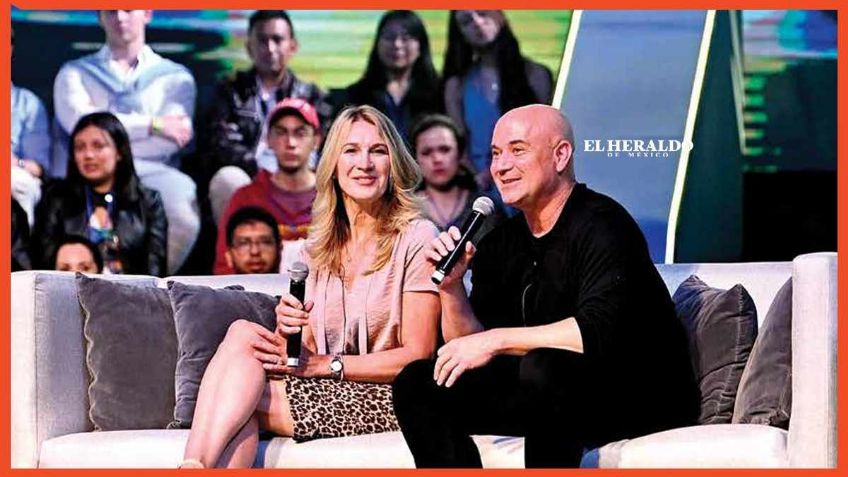 Andre Agassi y Steffi Graf abren mentes en México Siglo XXI de Fundación Telmex