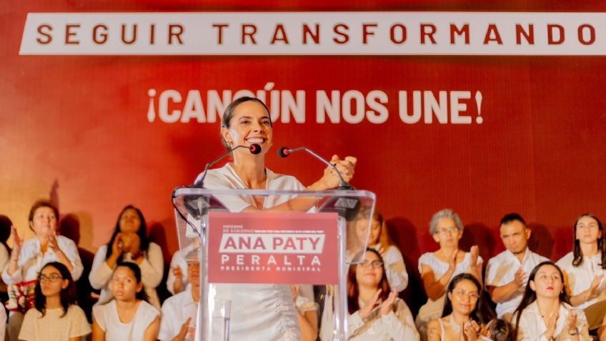 Ana Paty Peralta: "Vamos a seguir transformando y uniendo Cancún"