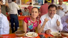 Claudia Sheinbaum visita los famosos Tacos de la Comisión en Chiapas