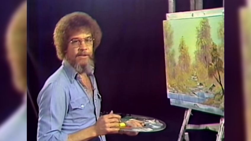 Venden la primera obra que pintó Bob Ross en televisión por 9.8 millones de dólares