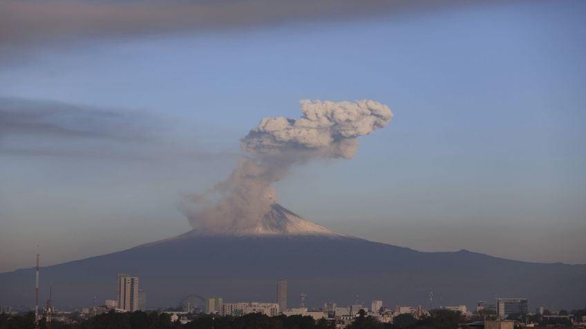 Popocatépetl: prevén caída de ceniza volcánica en estas alcaldías de la CDMX