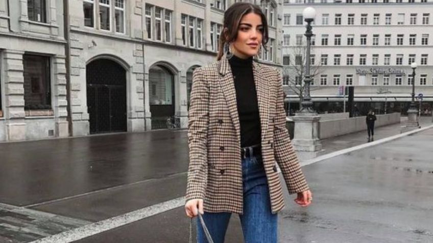 Blazers de cuadros, una prenda básica que conquistará el street style otoñal