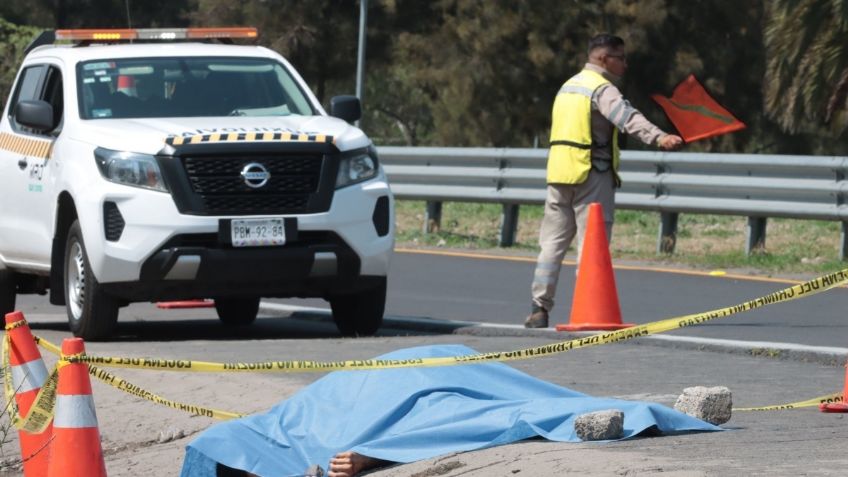 Hombre de la tercera edad atropella a mujer en la México-Texcoco