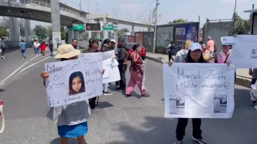 "La queremos viva": Marisol desapareció el lunes, hoy su familia bloquea Insurgentes Sur para que la hallen